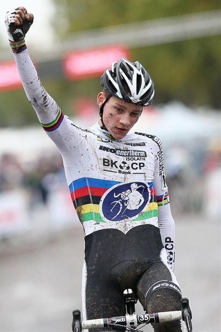 Mathieu van der Poel soloed to victory in the 2012 Junior men's Koppenbergcross
