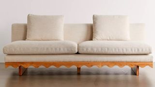 off-white sofa