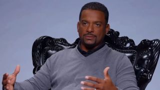 Alfonso Riberio being interviewed for The Fresh Prince of Bel-Air reunion