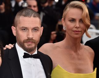 Tom Hardy and Charlize Theron attend the "Mad Max : Fury Road" Premiere during the 68th annual Cannes Film Festival on May 14, 2015