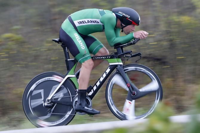 Ryan Mullen (Ireland) in time trial action