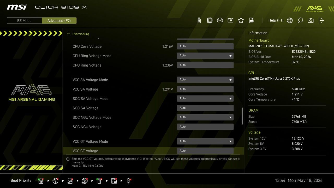 MSI MAG Z890 Tomahawk Wifi II