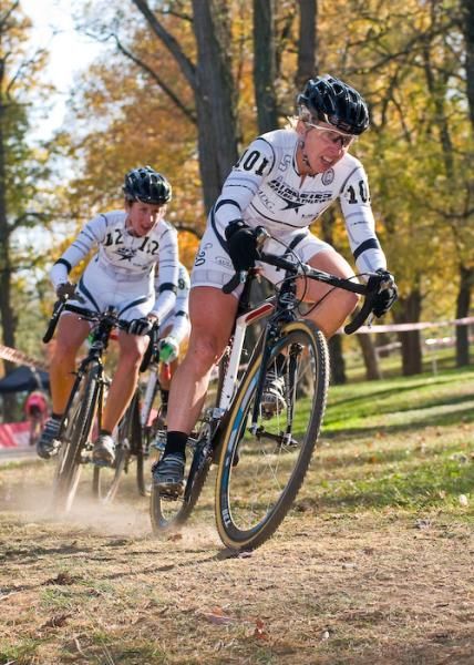 Laura Van Gilder (C3) and teammate Deidre Winfield (C3) swapped the lead all day.