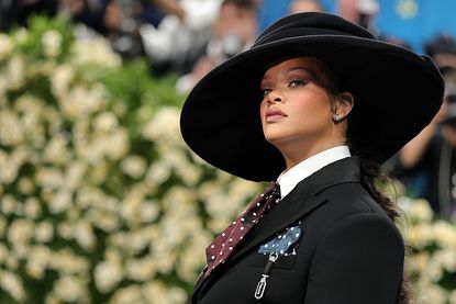 Rihanna attends the 2025 Met Gala