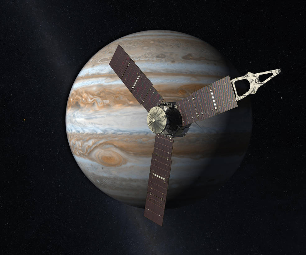 Artist&#039;s Concept of NASA&#039;s Juno Jupiter Probe