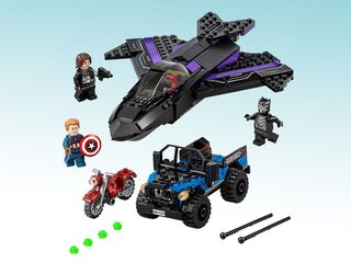Marvel Super Heroes Black Panther Pursuit lego model