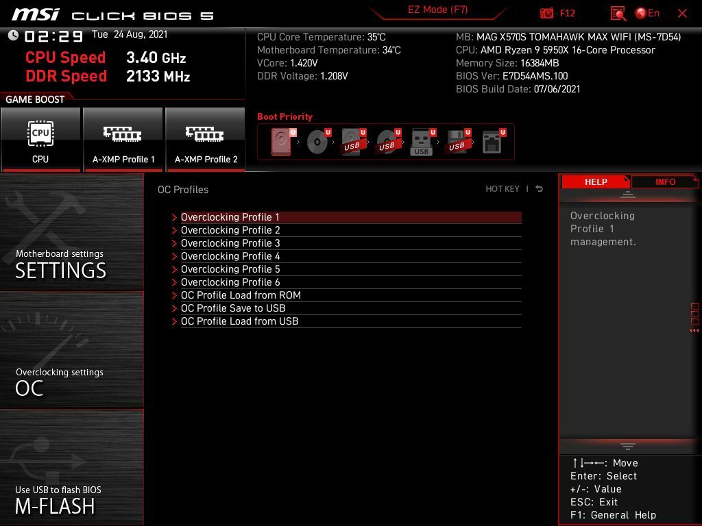 MSI MAG X570S Tomahawk Max WIFI
