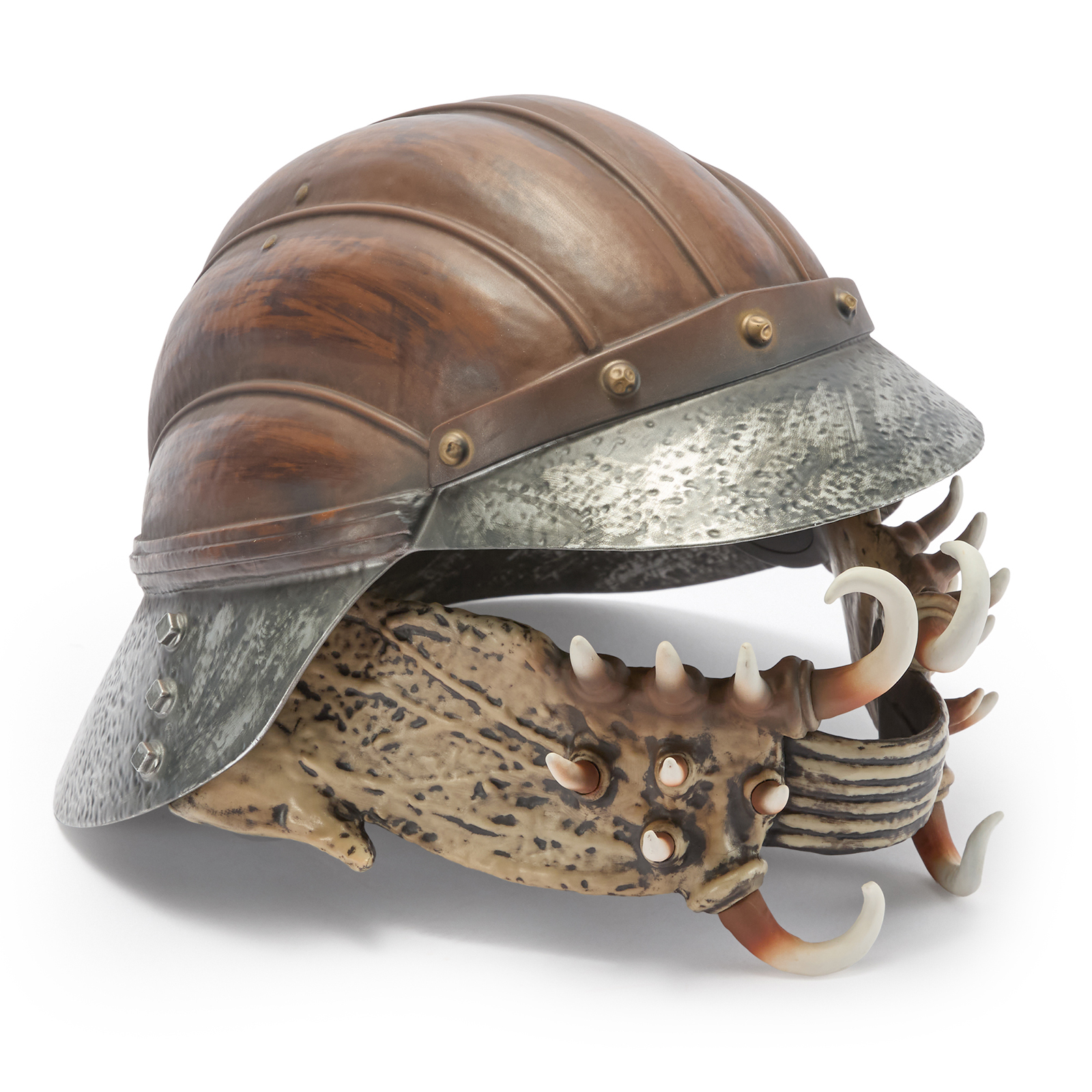 An image of the Lando Calrissian's Skiff Guard Helmet collectable from the right hand side