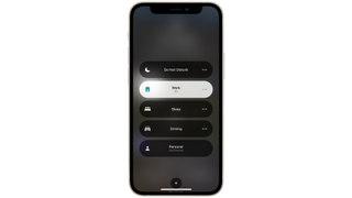 Focus settings in iOS 15