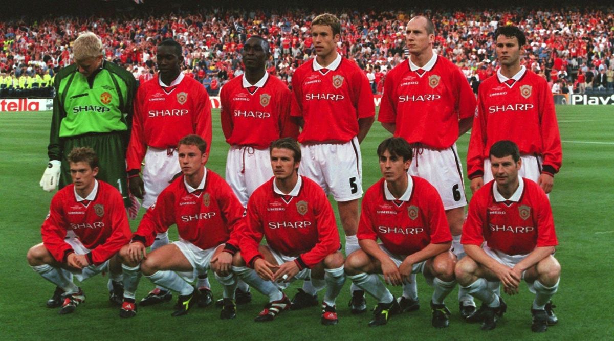 Man United legends get back together but can you name ALL nine of the  club's heroes from 1992-93?