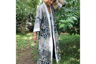Geisha Organic Cotton Kimono Dressing Gown