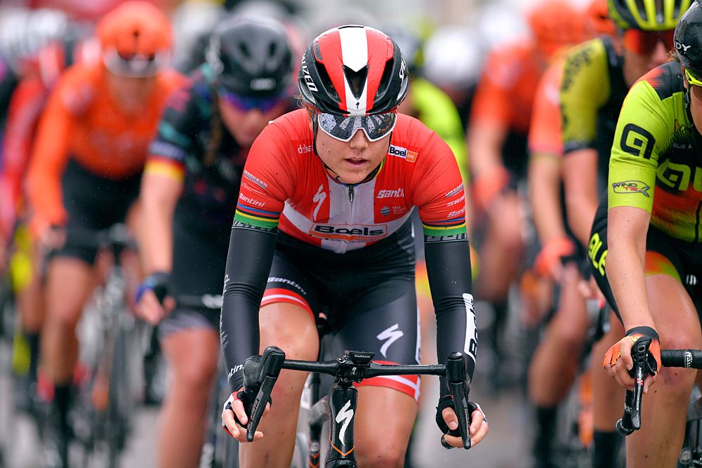Amalie Dideriksen (Boels Dolmans) at Ladies Tour of Norway, she finished third on the day