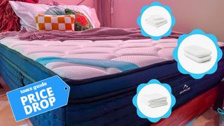 The DreamCloud Classic mattress in a Tom's Guide Tester's bedroom