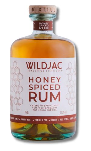 Wildjac Premium Honey Spiced Rum 70cl 37.5% Abv