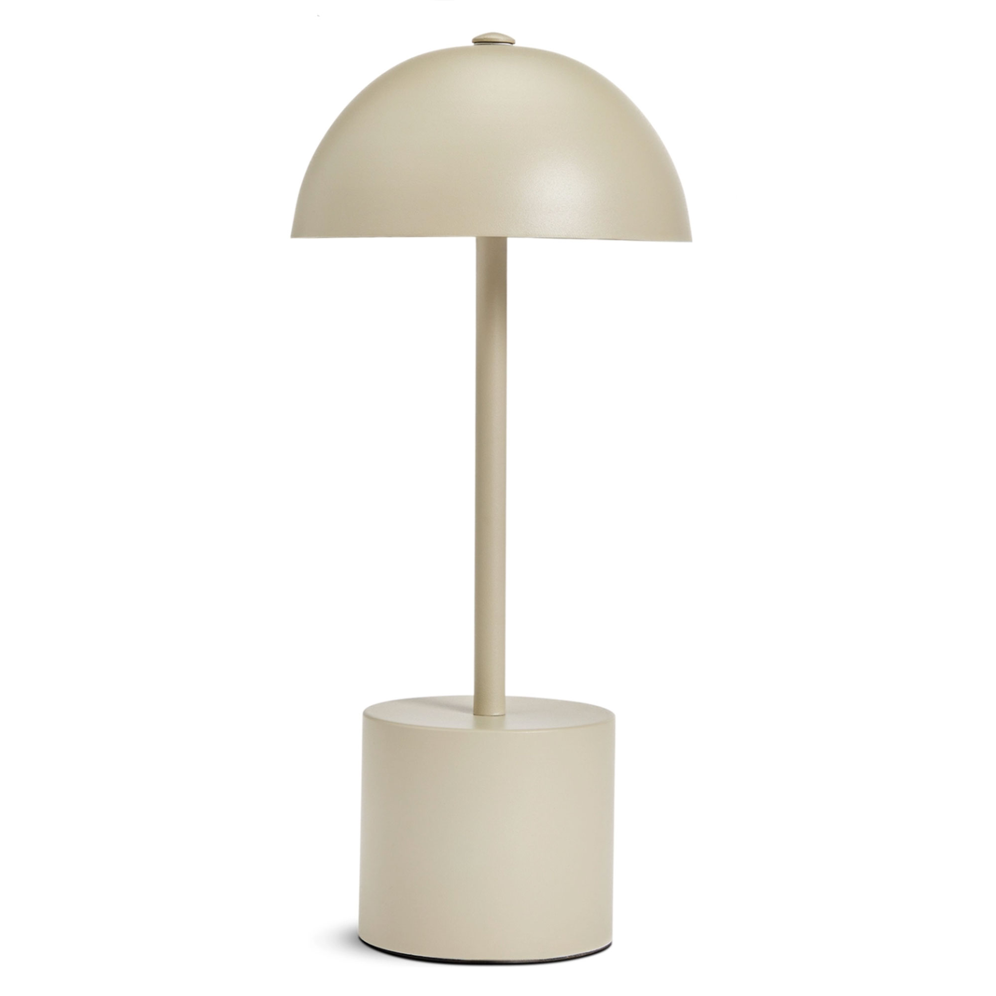 Habitat Rechargeable Mushroom Led Table Lamp - Taupe