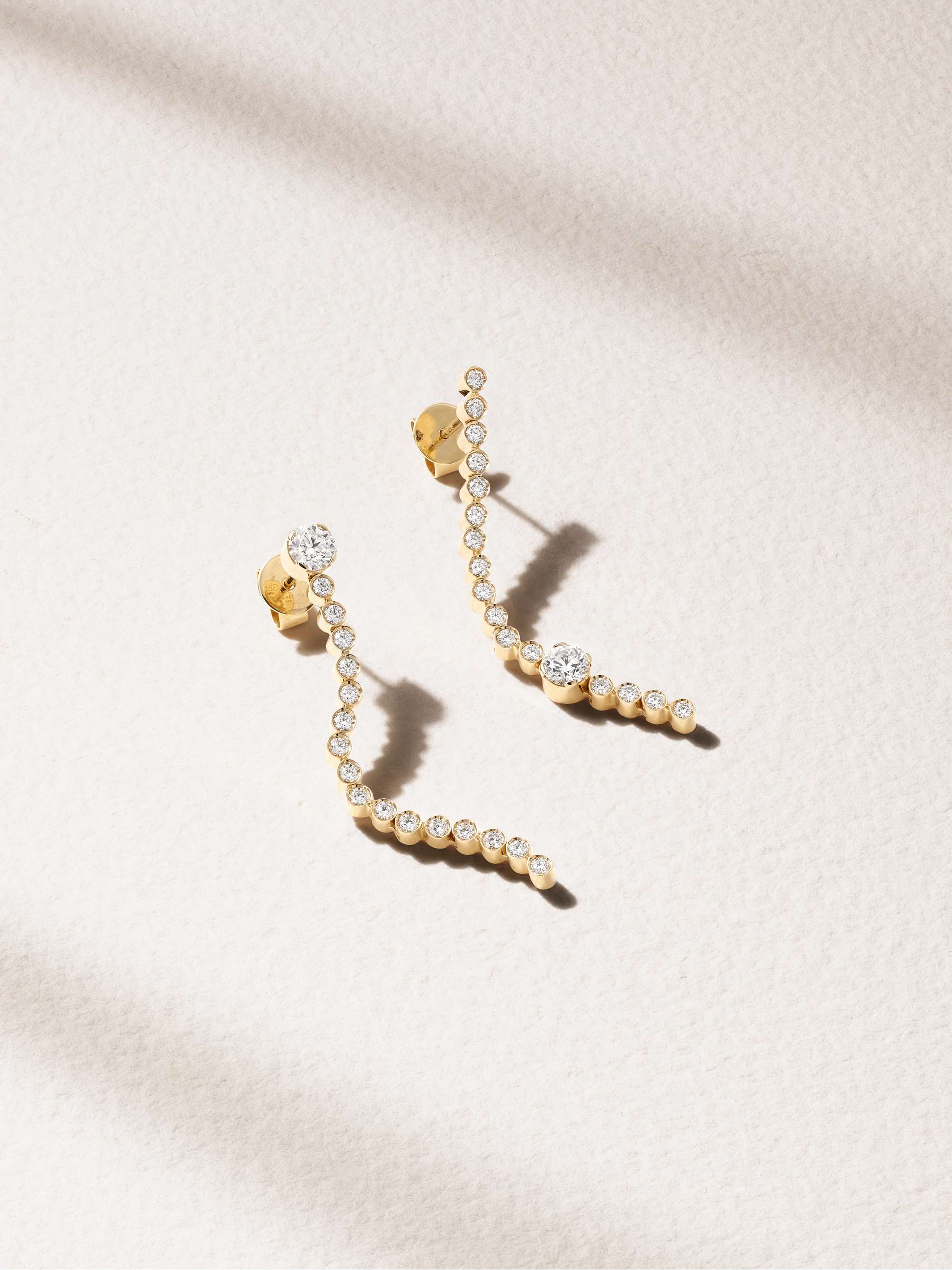 18-Karat Recycled Gold Diamond Earrings
