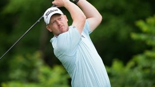 Hayden Springer takes a shot at the John Deere Classic