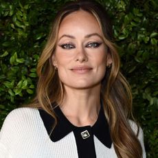 LOS ANGELES, CALIFORNIA - DECEMBER 10: Olivia Wilde, wearing CHANEL, attends the Academy Women's Luncheon presented by CHANEL at the Academy Museum Of Motion Pictures on December 10, 2024 in Los Angeles, California. 
