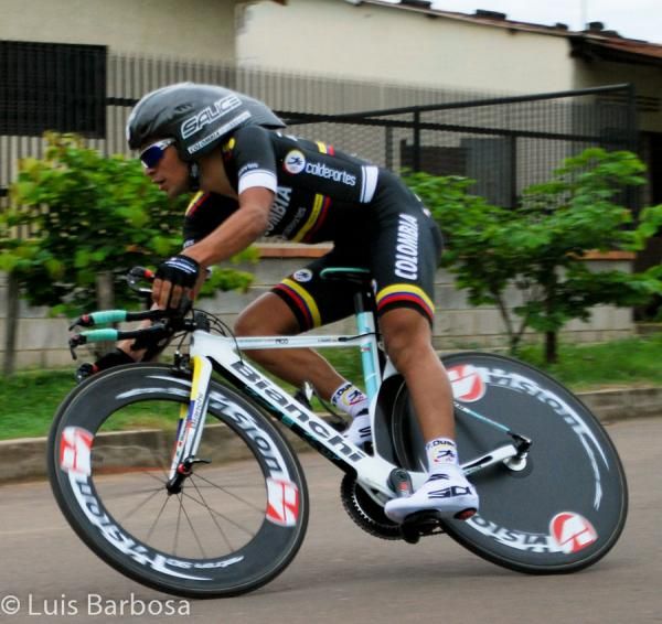 Fabio Duarte (Colombia Coldeportes) in action