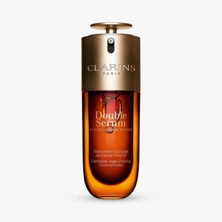 a packshot of clarins double serum