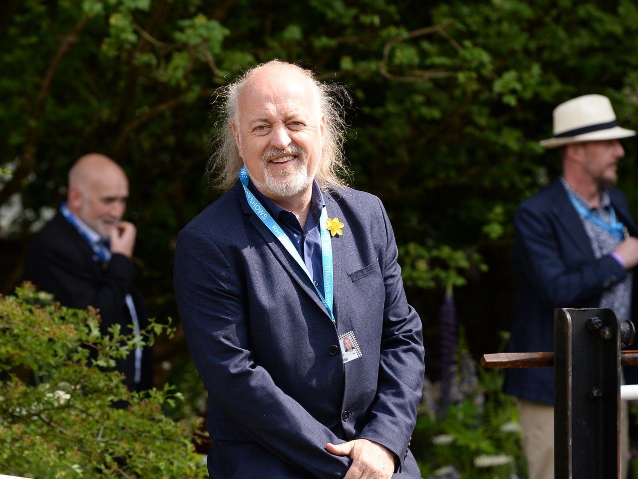 Bill Bailey at the flower show