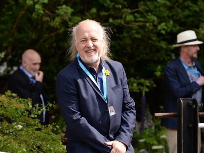Bill Bailey at the flower show