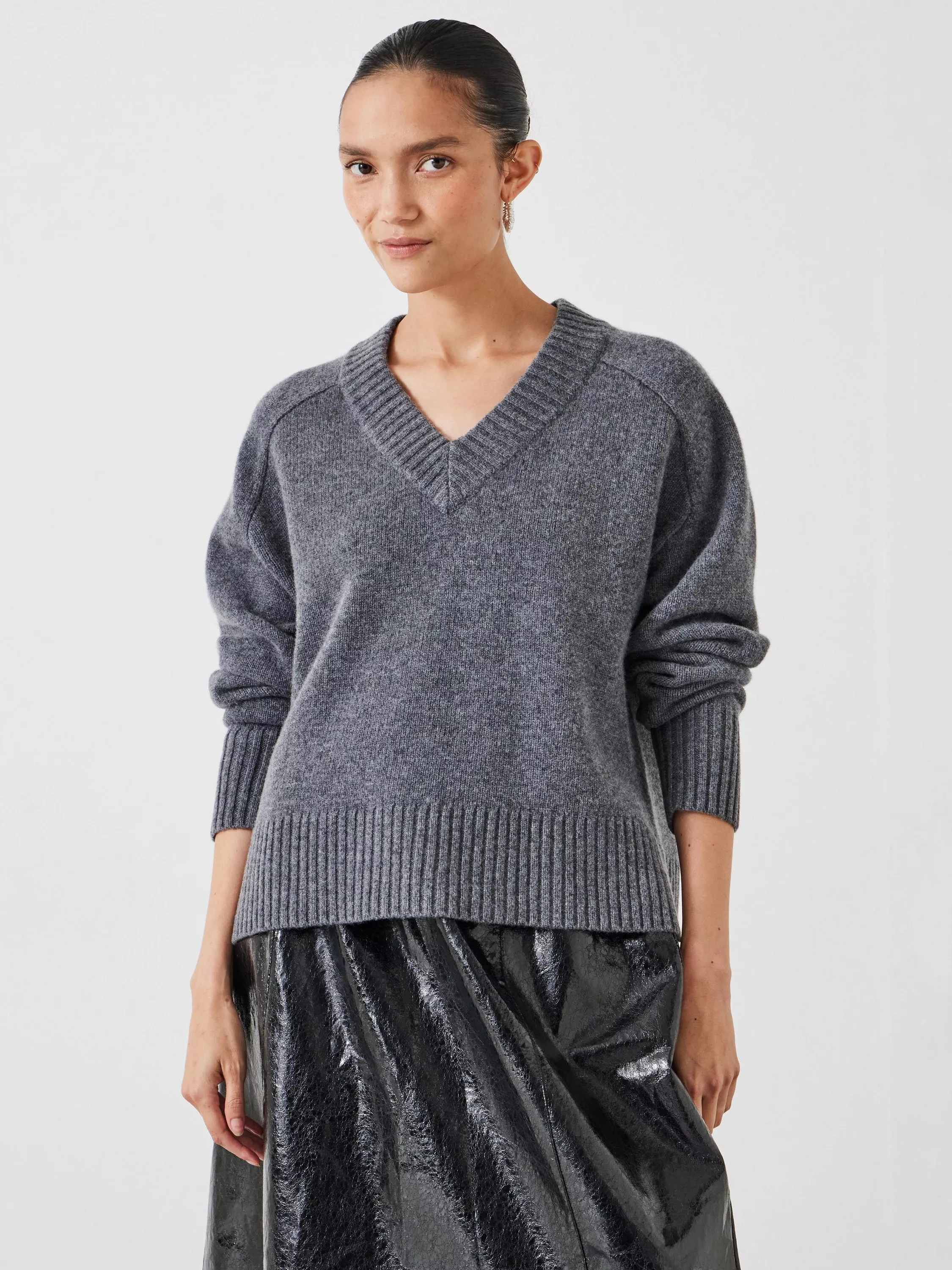 Hush Erica Merino Wool V Neck Jumper