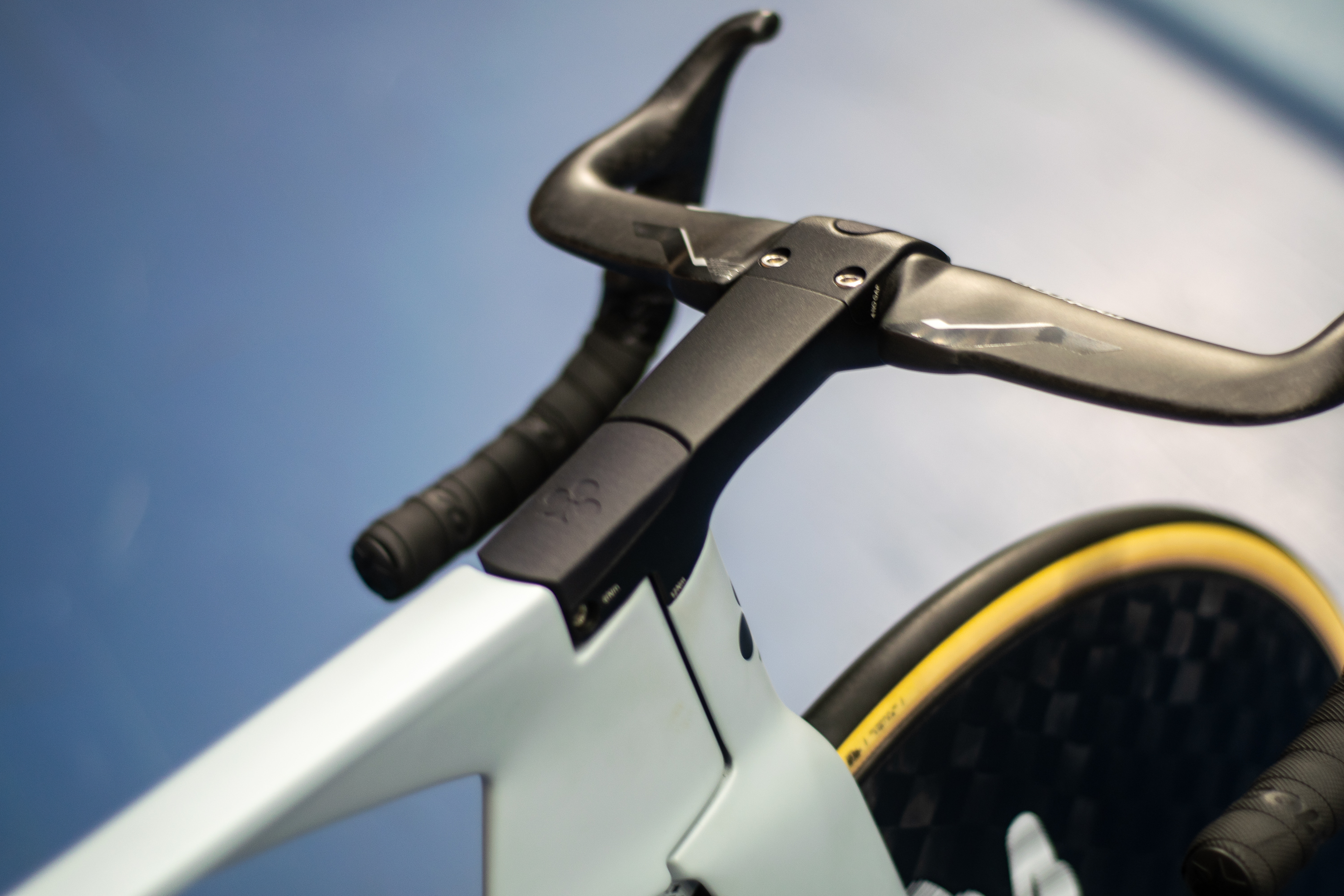 A Colnago T1RS track bike in a velodrome