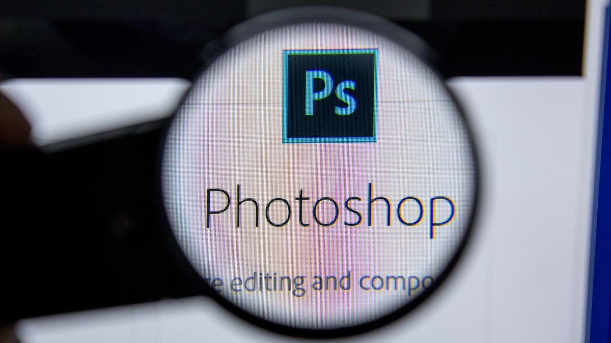 Photoshop CC logo on a screen