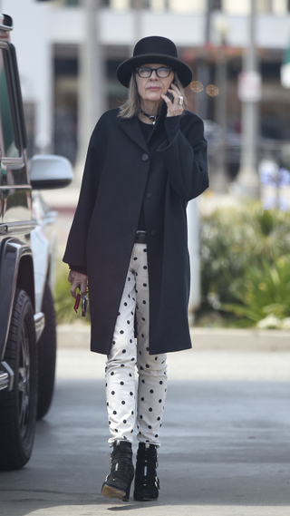 Diane Keaton is seen on May 29, 2014 in Los Angeles, California