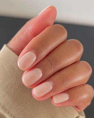 Peach nails