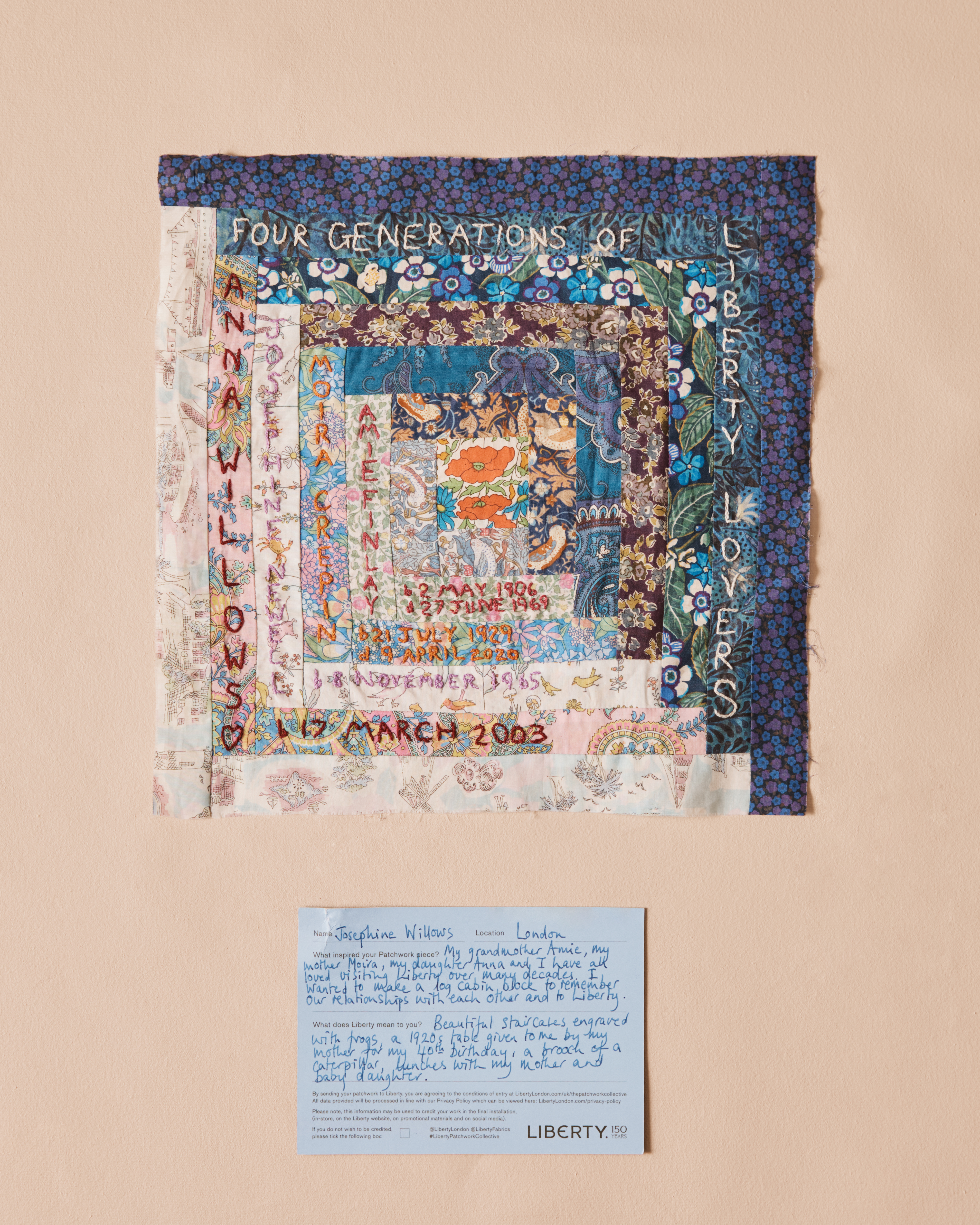 liberty 150 anniversary The Patchwork Collective