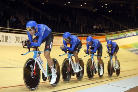 Italy put in the second fastest time