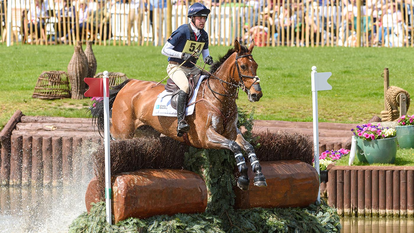 James Rushbrooke and Milchem Eclipse at Badminton 2022.