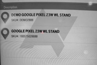 Alleged leaked image of Pixel 6 23W wireless charging stand