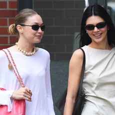 Gigi Hadid and Kendall Jenner in NYC