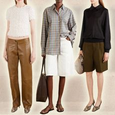 Collage of net-a-porter fall arrivals