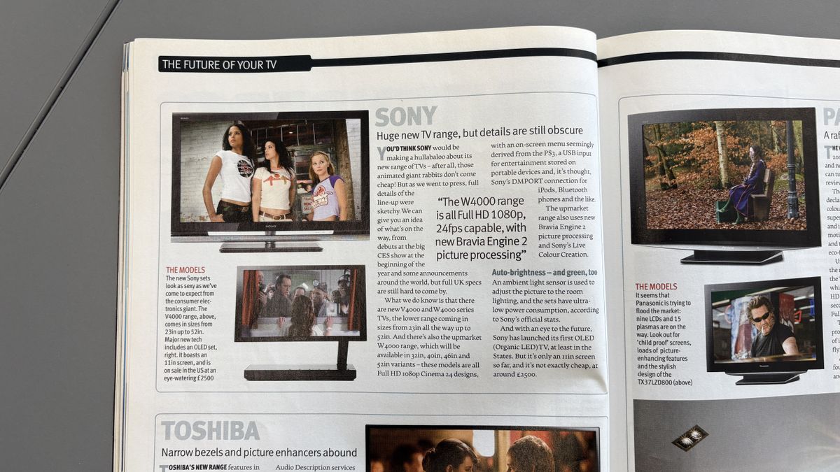 Sony XEL-1 OLED in May 2008 issue of What Hi-Fi?