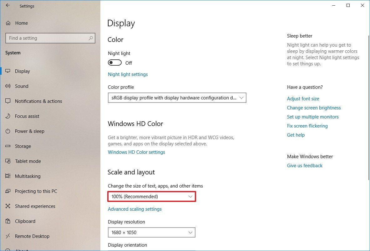 How to set custom display scaling settings on Windows 10 | Windows Central