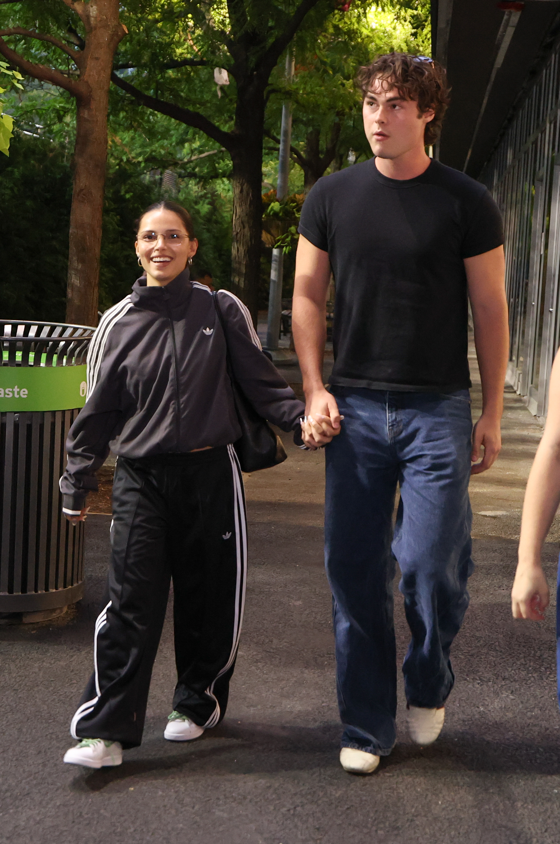 Inde Navarette wore an Adidas tracksuit to the 2026 US Open