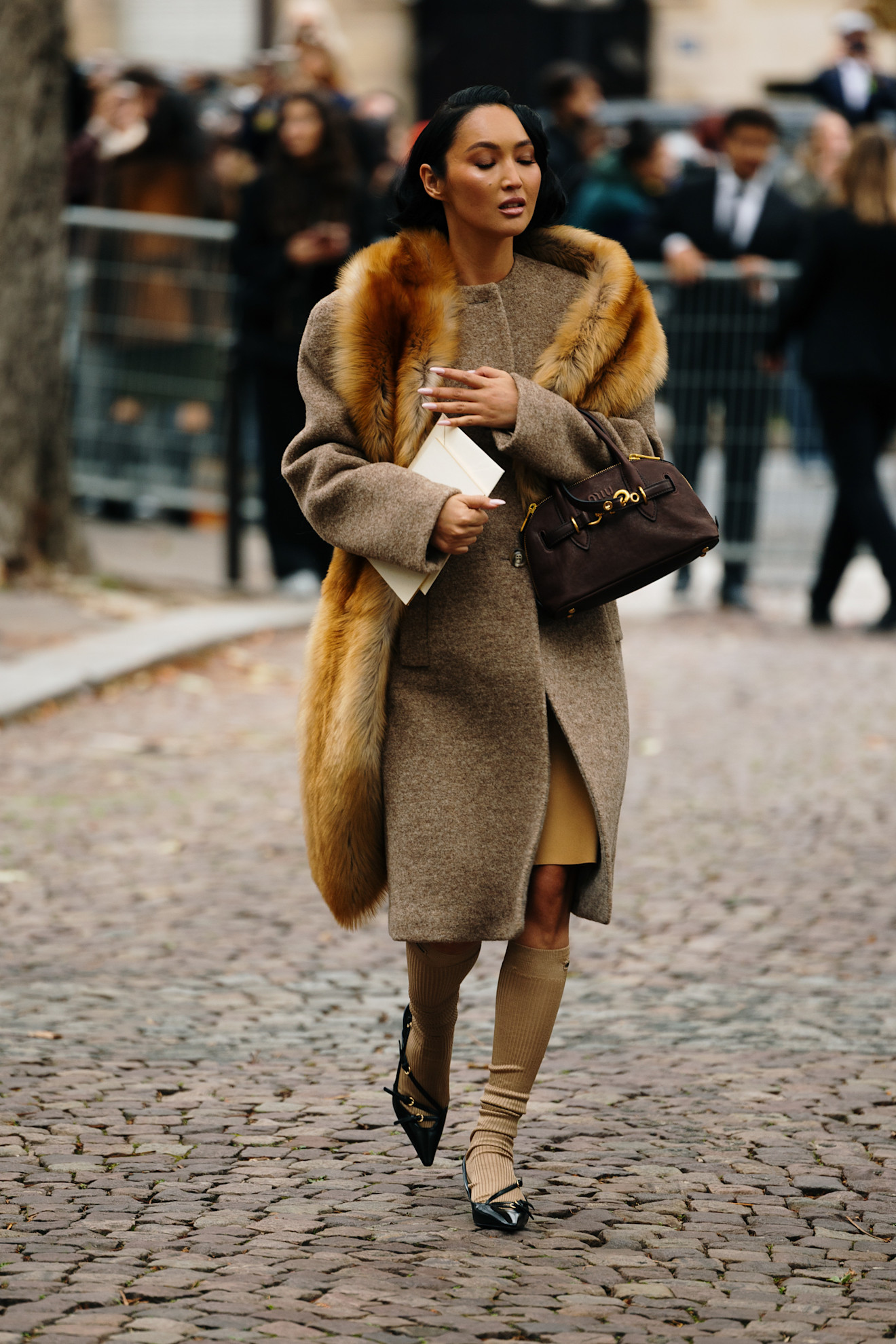 Paris Fashion Week Street Style Trends: Socks and heels