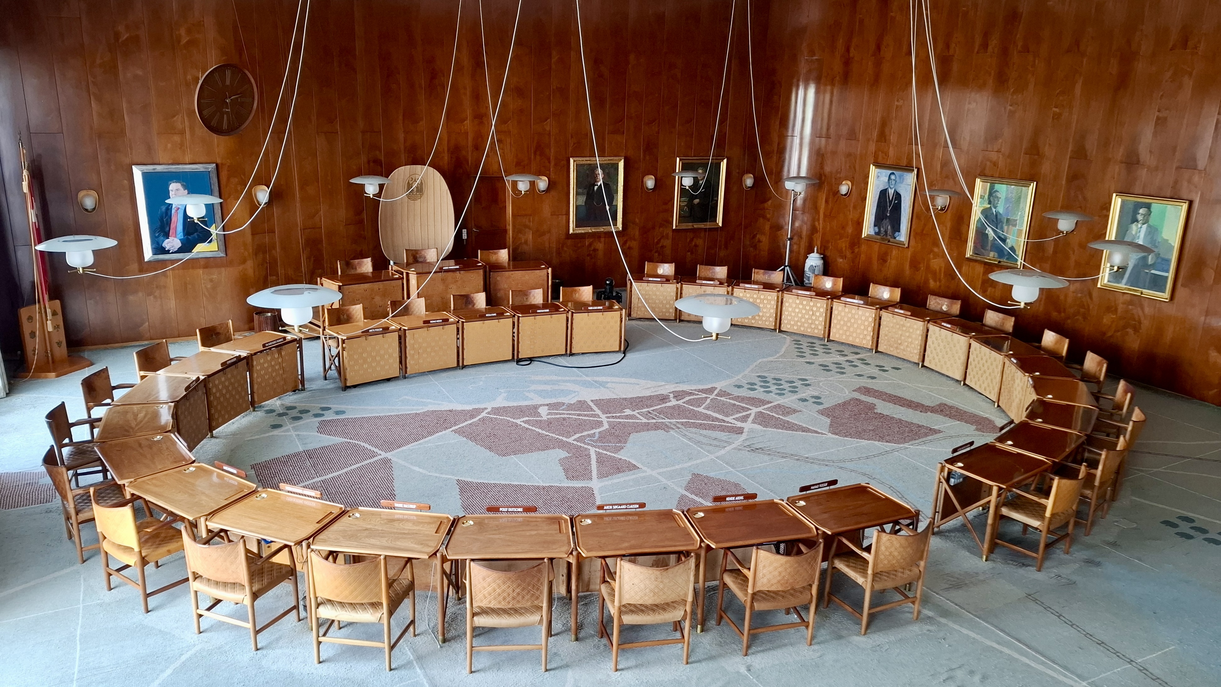Council Chamber at Aarhus City Hall
