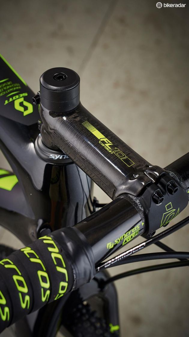 Cockpit kit is carbon to match the rest of the frame