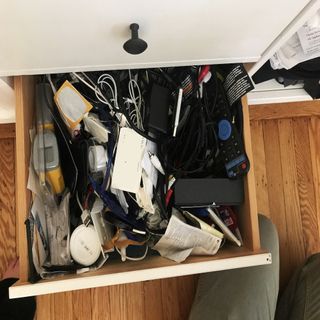 messy drawer