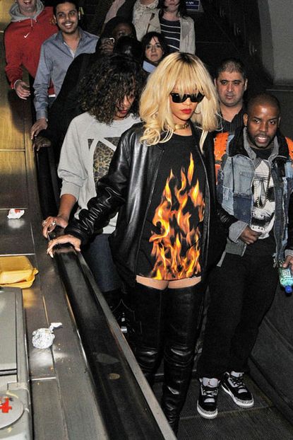 Rihanna - Rihanna The Tube - Rihanna London Underground - Marie Claire - Marie Claire UK