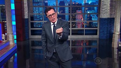 Stephen Colbert tackles Anthony Weiner