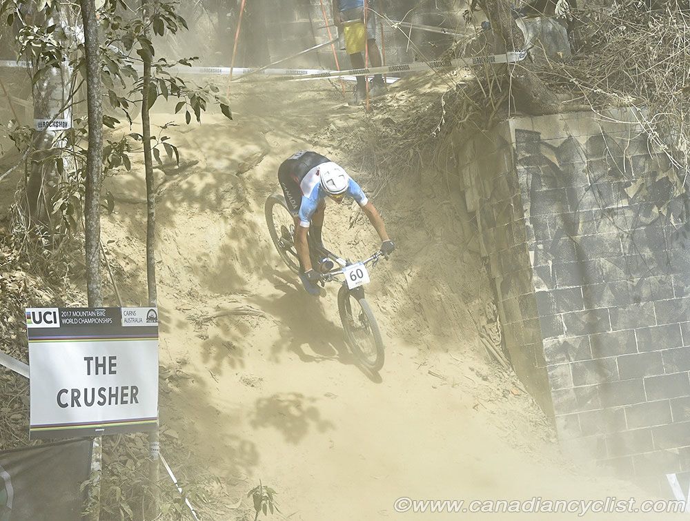 The dust was intense for those not at the front