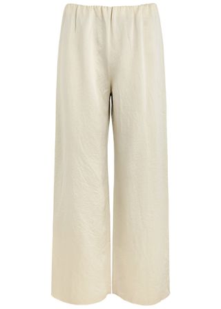 Brenda Crinkled Satin Trousers