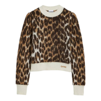 Ganni Leopard Pullover, was £275 now £165 | Liberty