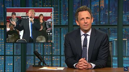 Seth Meyers discovers a new law of physics